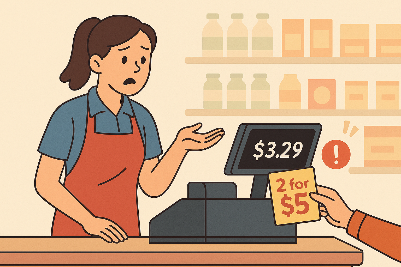 Incorrect prices cause trouble at the point of sale