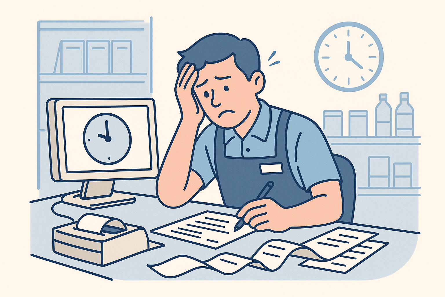 Doing paperwork by hand wastes countless hours